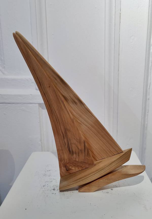 - a , wood Sculpture by Kevin Longstaff, measuring 33 x 18 cm (H x W) £95